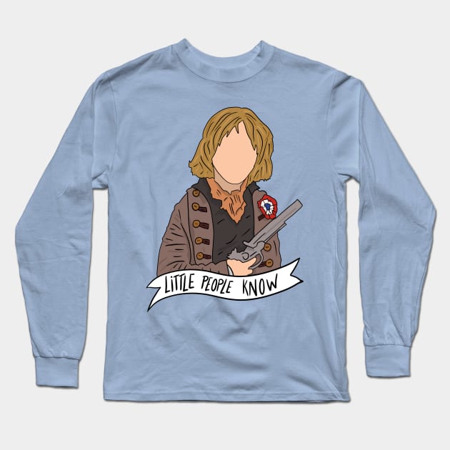 Gavroche - Little People Know Long Sleeve T-Shirt by byebyesally